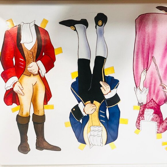 Vintage Beauty & the Beast Disney Paper Doll  Booklet - Unused/New - Picture 5 of 9